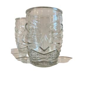 Vintage Libbey Tiki glasses, 16 oz, set of 6